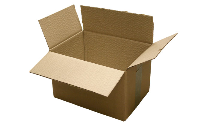 Cardboard moving box